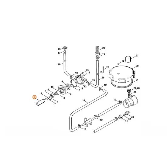 STIHL  Element złącza 4203 162 3100